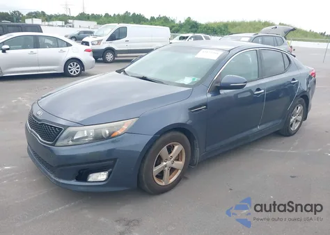 2015 Kia Optima Lx z USA, uszkodzony, nr VIN 5XXGM4A77FG360783